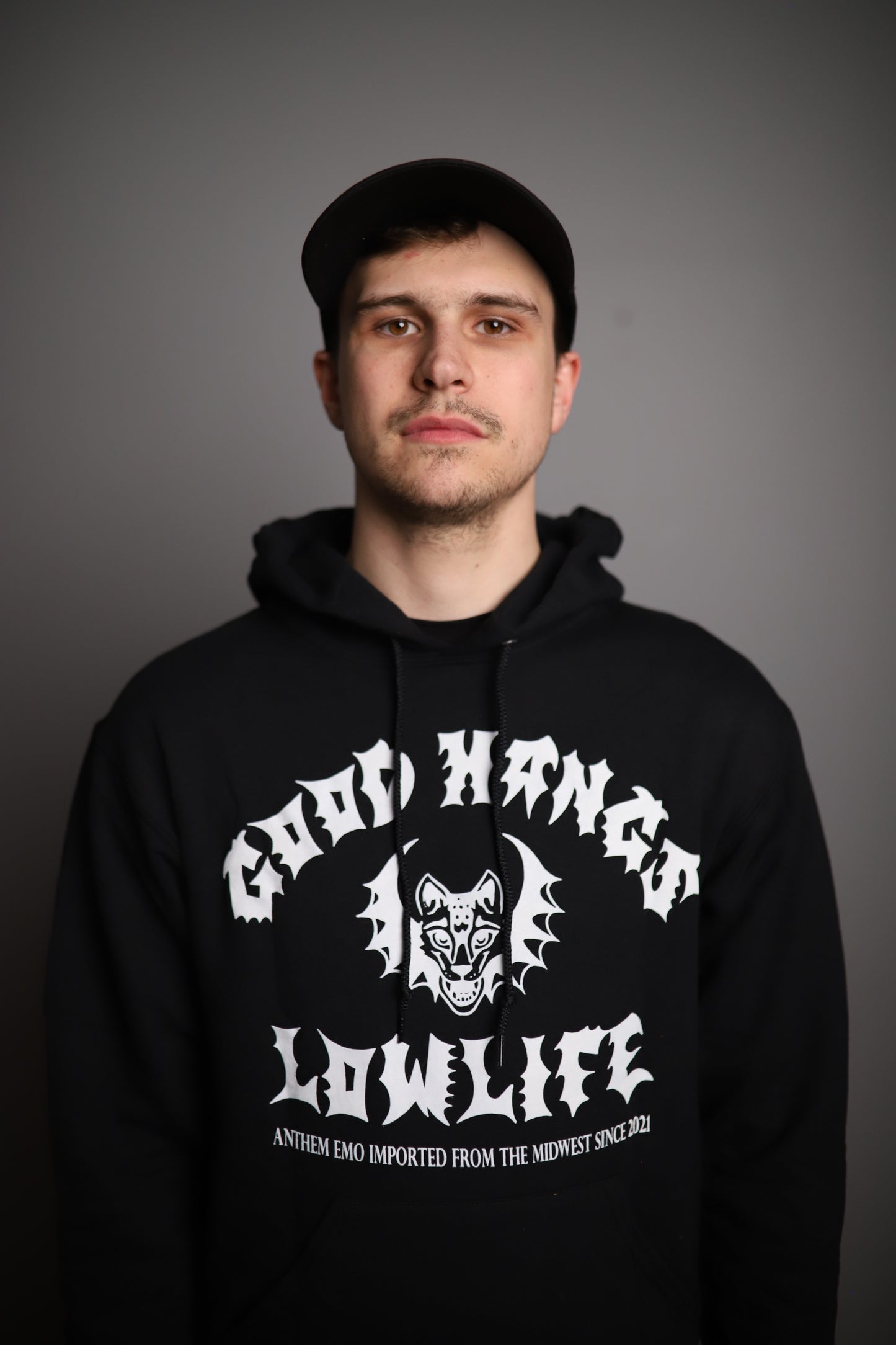 Good Hangs Lowlife Black Hoodie